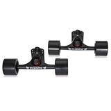 2pcs / Set Skateboard Trucks With 70x50mm Skate Wheel + Riser Pad + ABEC - 9 bearings with Installing Tool for Skateboard